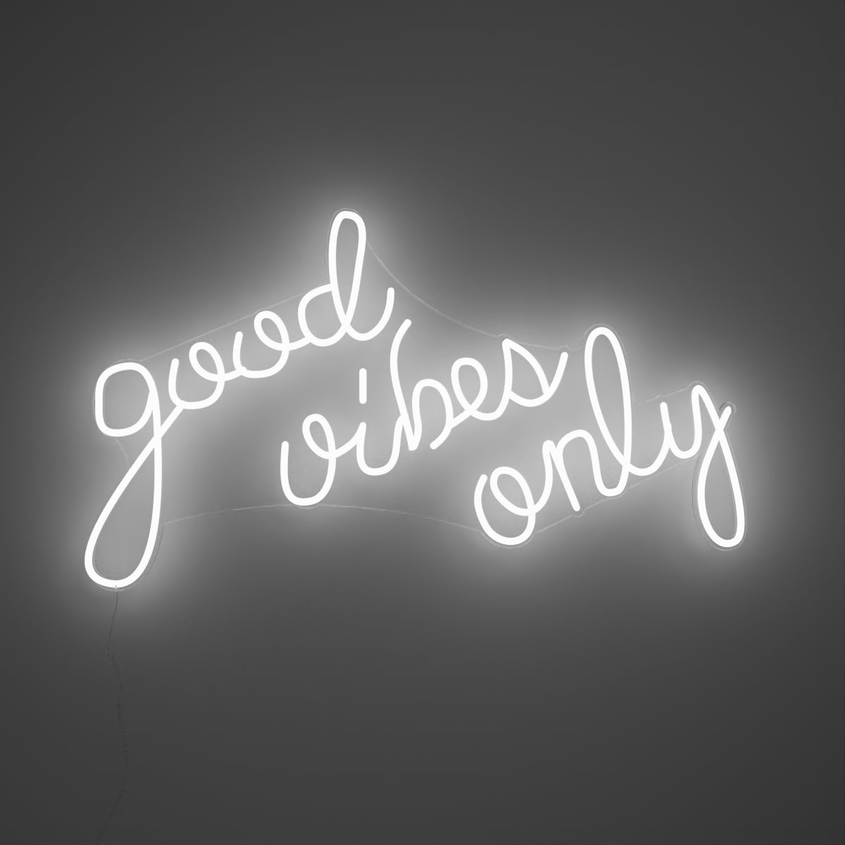 Good Vibes Only - signe en néon LED